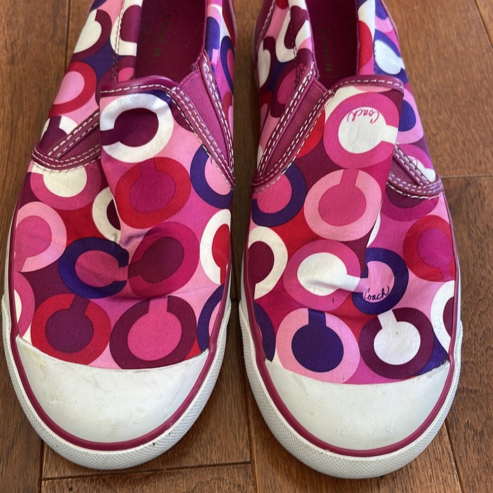 Vintage Coach slip on sneakers - Picture 4 of 5